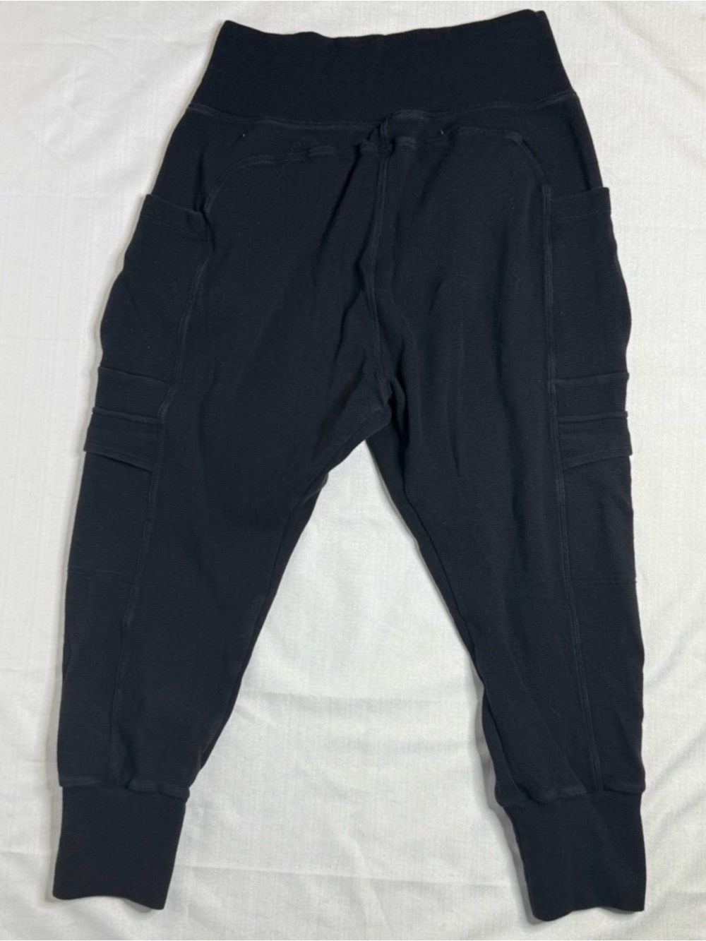Halara High Waisted Foldover Pocket Harem Casual Cargo Joggers Women’s Medium - Picture 9 of 9